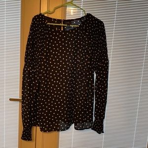 Women’s polkadot blouse size 1X. Worthington brand